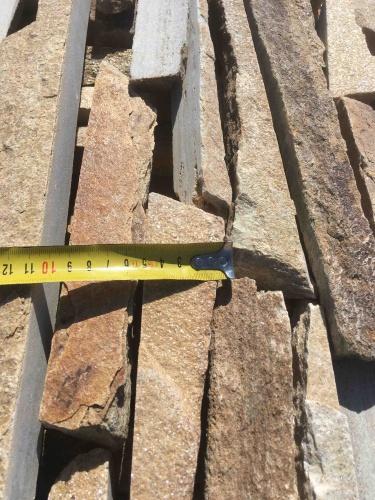 Горбушка златолит золотистый для облицовки купить в Сатке