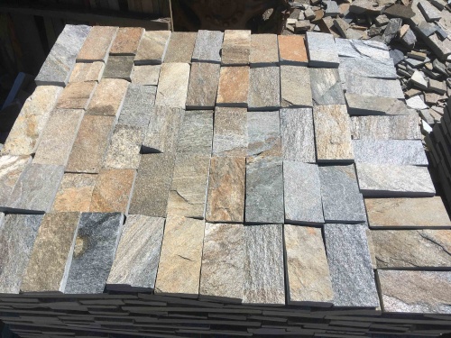 Плитка пилёная златолит Уральский для цоколя, отмостки купить в Сатке