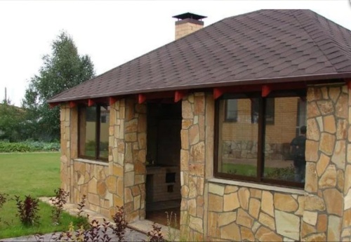 Плитняк златолит жёлтый золотистый для фасада 1,5-3см купить в Сатке