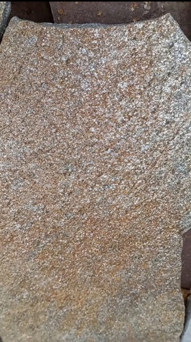 Плитняк златолит серебристый для цоколя, отмостки купить в Сатке