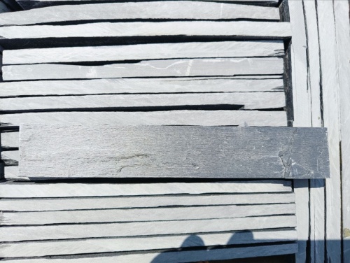 Плитка чёрная из натурального камня фасадная 30 см * 5 см, толщина 7 мм -30 мм купить в Сатке